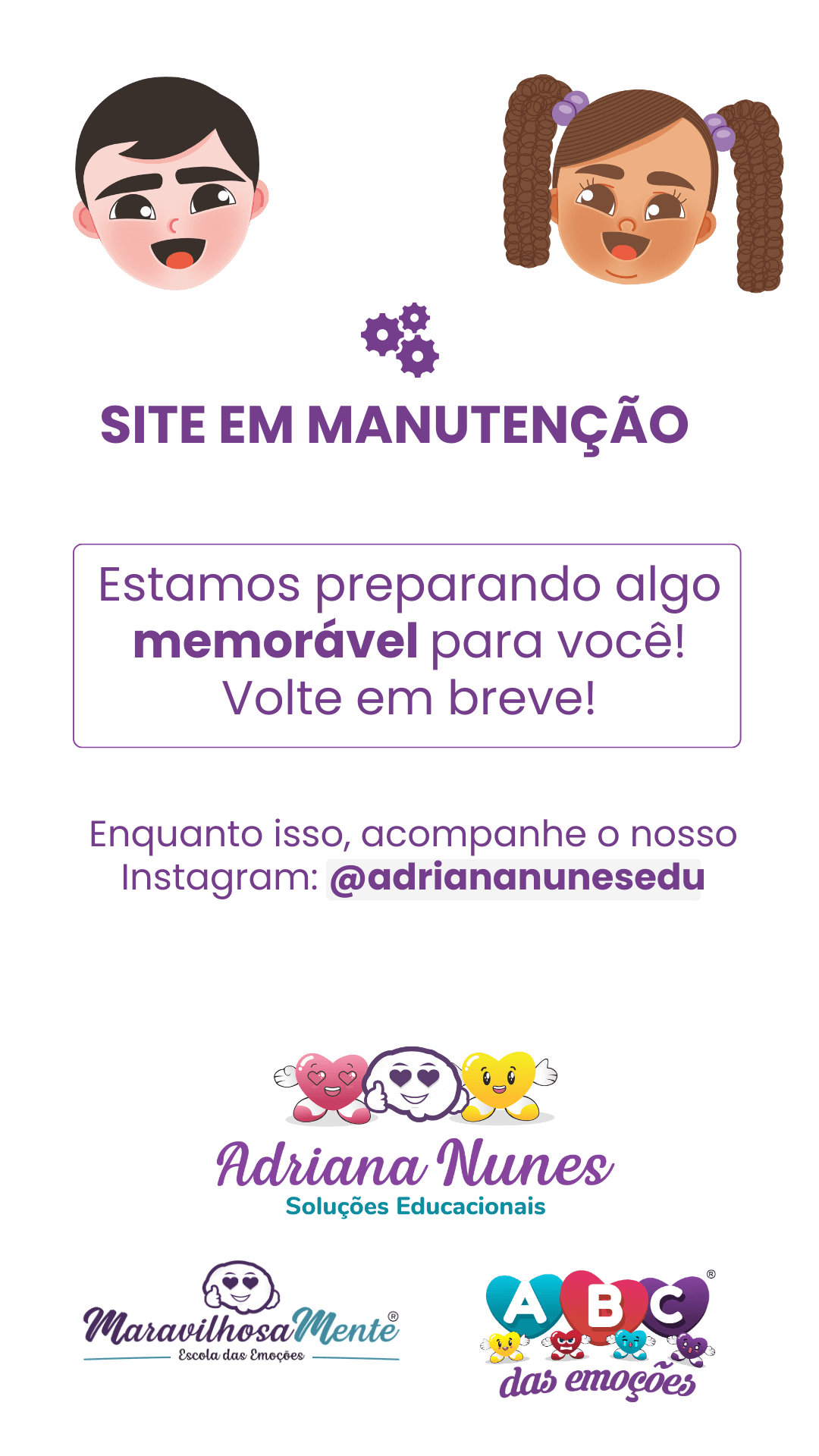 Site em manutenção - celular (1)